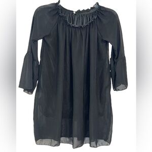 Beautiful Chzoza Black Sheer woman’s Small Dress